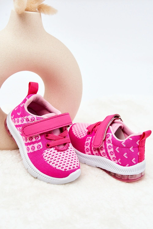 Dziecięce Sportowe Buty Różowe Lollie
