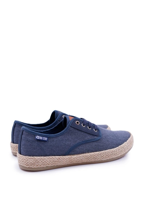 Trampki Męskie Espadryle Big Star Granatowe DD174174