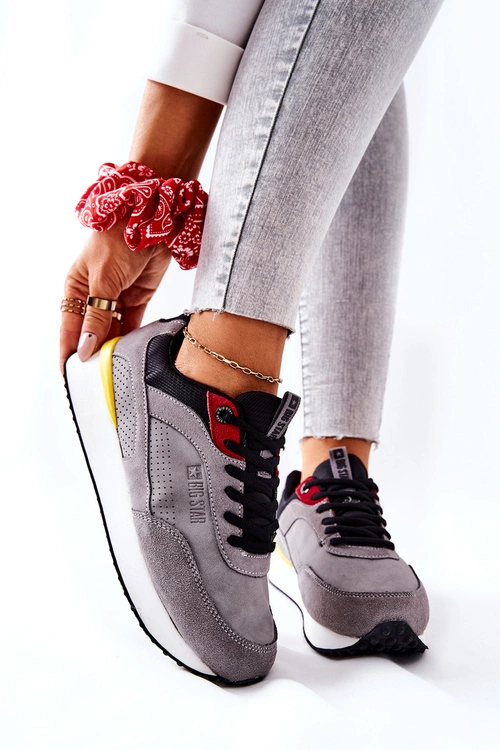 Buty Sportowe Memory Foam Big Star II274406 Szare