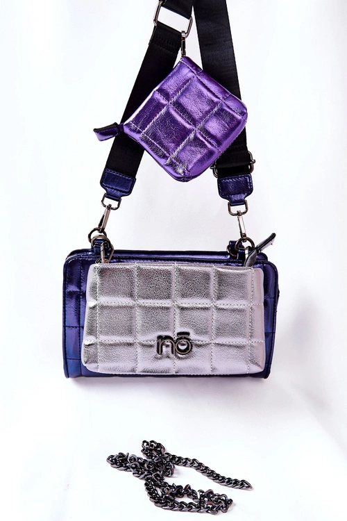 Wielofunkcyjna Pikowana Torebka Listonoszka NOBO NBAG-K1300 Niebieska