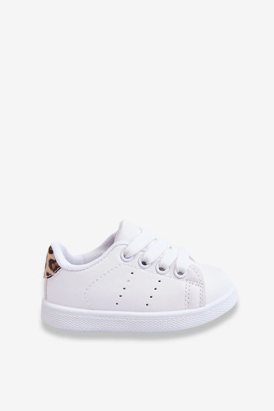 Dziecięce Buty Sportowe Leopard Białe Lanvi