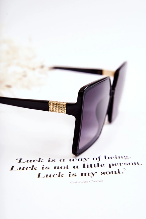 Damskie Okulary Kwadratowe V130032 Czarne