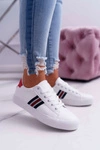 Białe Damskie Sportowe Tenisówki Acarana 