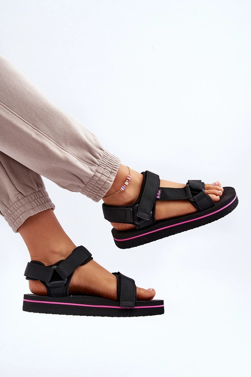 Damskie Sandały Na Platformie Lee Cooper LCW-24-05-2751L Czarne