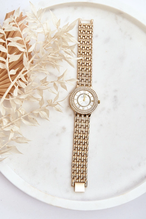 Damski Zegarek Ze Zdobieniem Giorgio & Dario GDM1556 Złoty