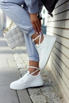 Sportowe Damskie Buty Białe New Haven
