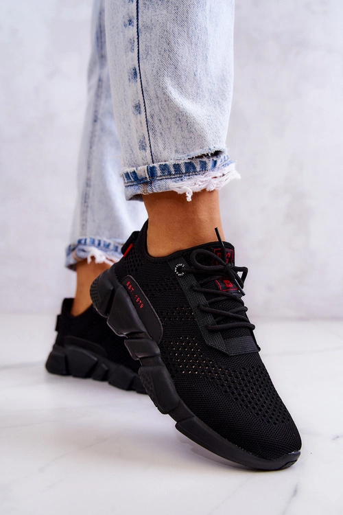 Damskie Buty Sportowe Memory Foam Big Star JJ274273 Czarne