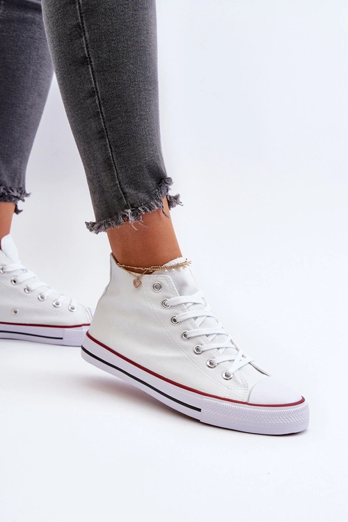 Trampki Damskie Białe Socerio