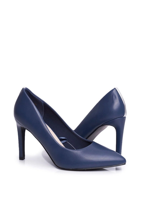 Szpilki Damskie Klasyczne Granatowe Marinne