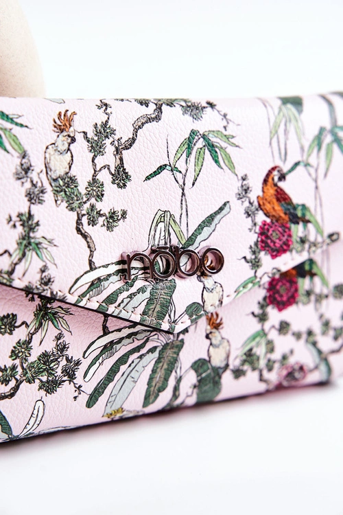 Duży Portfel Skórzany NOBO M0240-CM04 Różowy