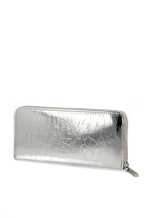 Portfel Damski MONNARI PUR0100-M22 Lakierowany Srebrny
