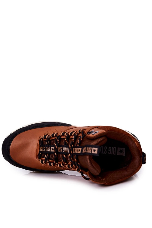 Wysokie Sportowe Buty Big Star II174179 Brązowe