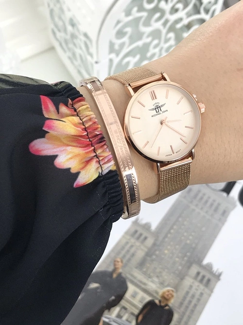 Damski Zegarek Michael John Florence Beżowa Tarcza 32mm