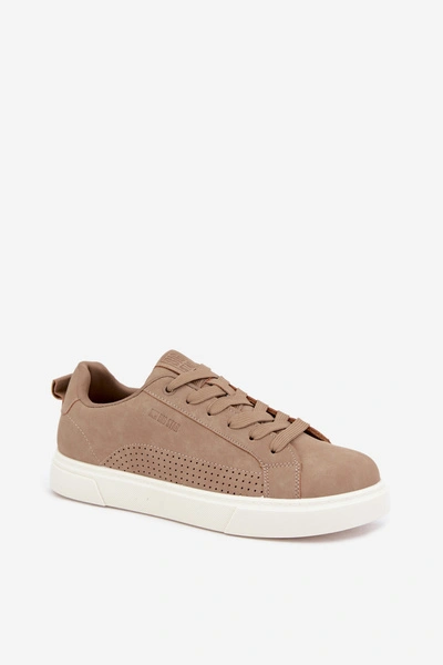 Sneakersy Męskie Big Star UU174322 Beżowe