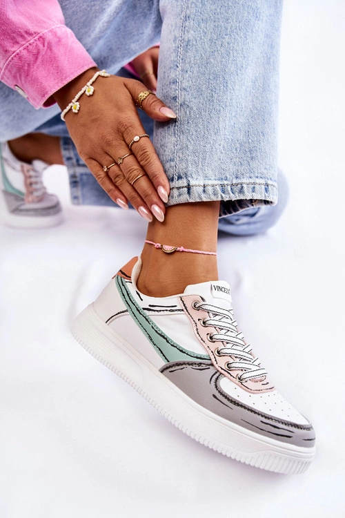 Damskie Niskie Buty Sportowe Multikolor Solveig