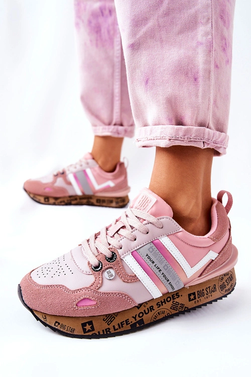Damskie Sportowe Buty Big Star II274298 Różowe