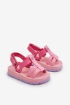 Dziecięce Pachnące Sandałki Na Rzep ZAXY LL385027 Różowe