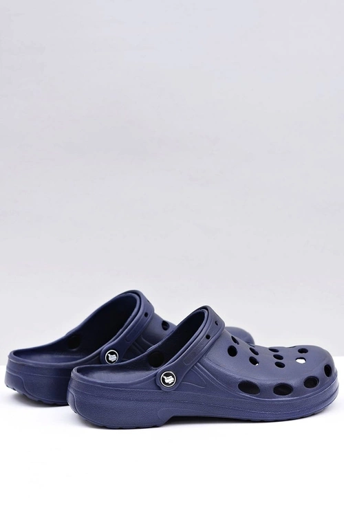 Męskie Klapki Sandały Do Ogrodu Basen Granatowe