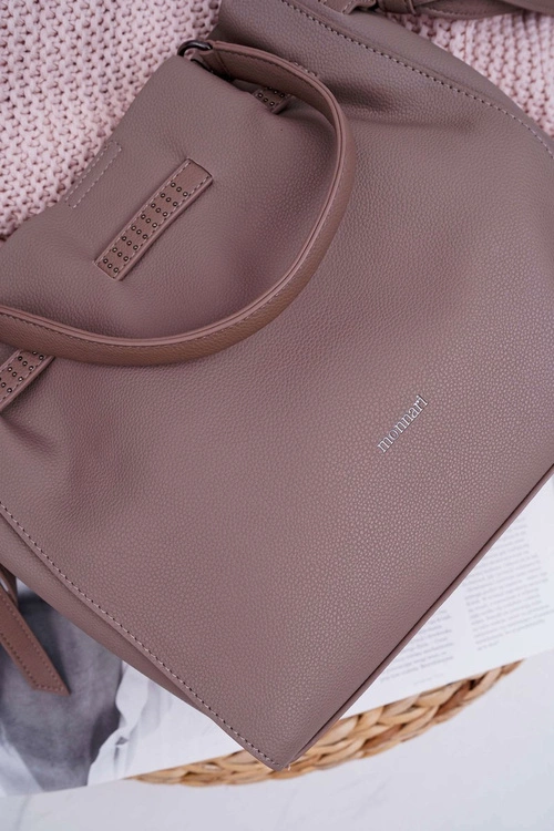 Torebka Damska Klasyczna Monnari Beżowa BAG8960-015