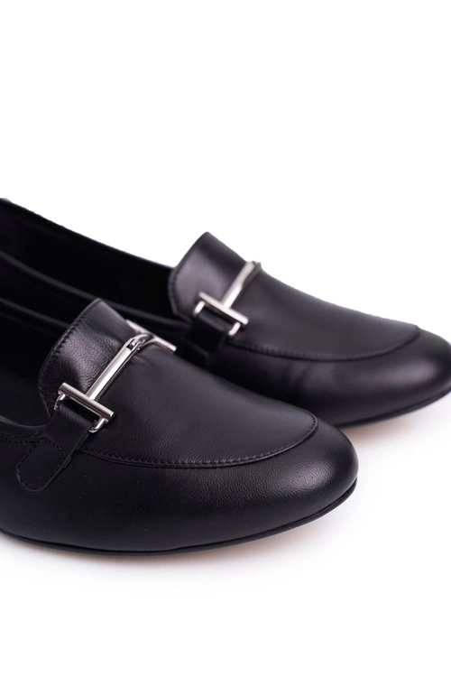 Damskie Półbuty Laura Messi Czarne 2121