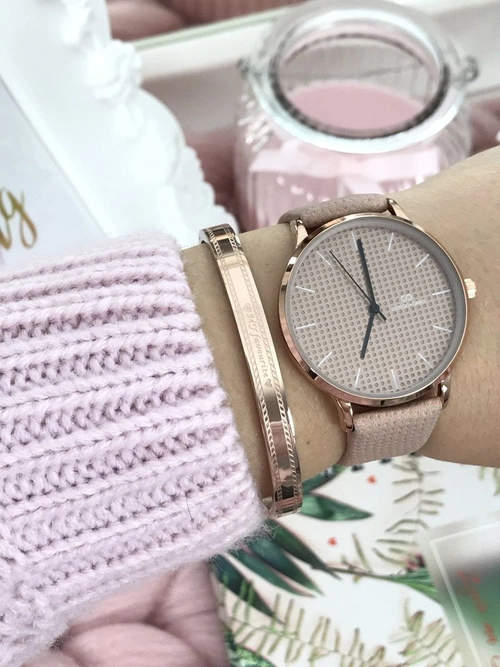 Damski Zegarek Giorgio & Dario Chloe Ciemnoróżowy