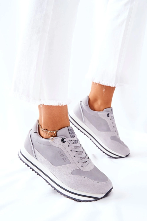 Sportowe Buty Memory Foam Big Star II274219 Szare