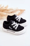 Dziecięce Niskie Trampki Big Star JJ374164 Czarne