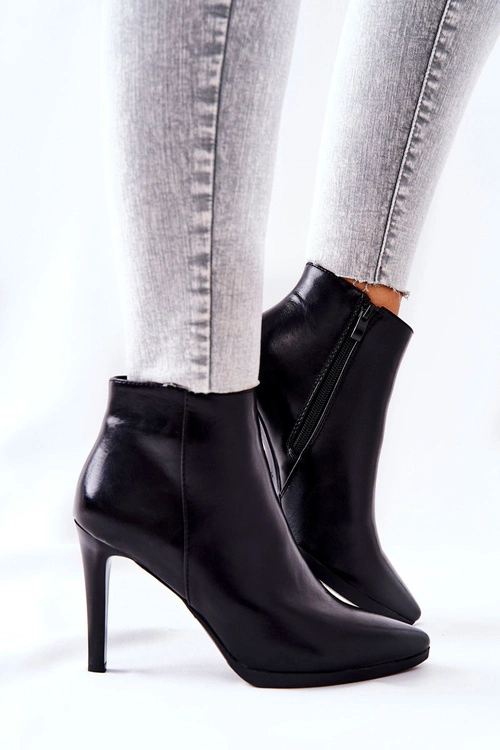 Botki Damskie Na Szpilce Sergio Leone BT501