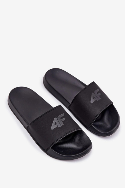 Klapki Męskie 4F 4FRMM00FSLIM011-21S Czarne
