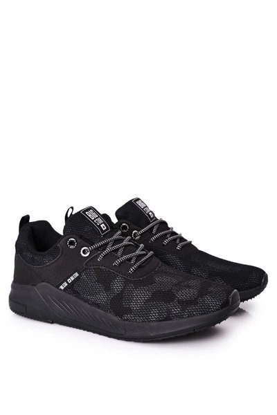 Męskie Sportowe Buty Memory Foam Big Star HH174141 Czarne