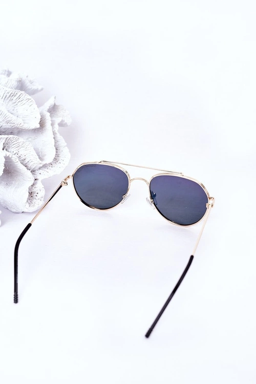 Okulary Przeciwsłoneczne Aviatory Z Polaryzacją Różowo-Żółte