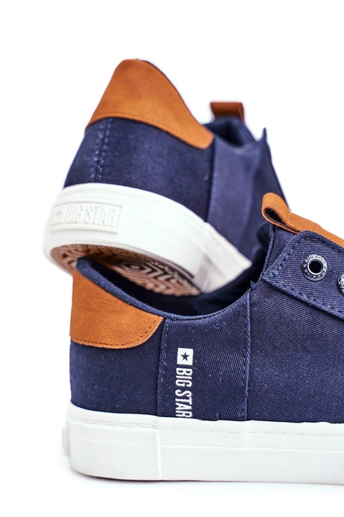 Trampki Męskie Big Star Granatowe FF174313