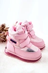 Ocieplane Śniegowce Botki Na Suwak Różowe Hesiera