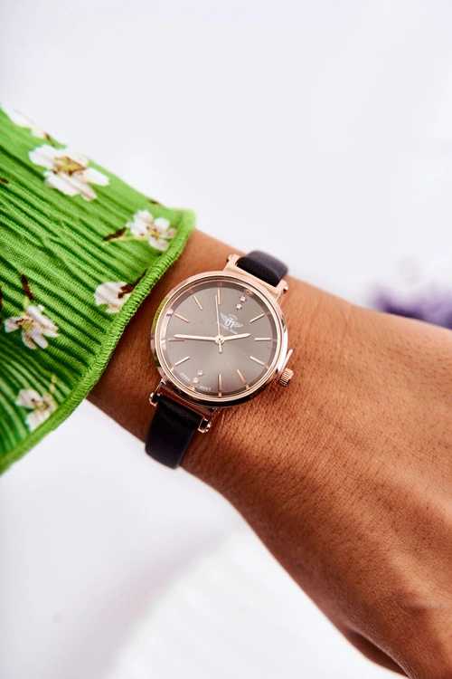 Damski Zegarek Analogowy Czarny