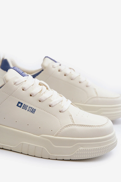 Sneakersy Męskie Memory Foam System Big Star NN174150 Jasnobeżowe