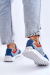 Damskie Sneakersy Big Star LL274421 Niebieskie