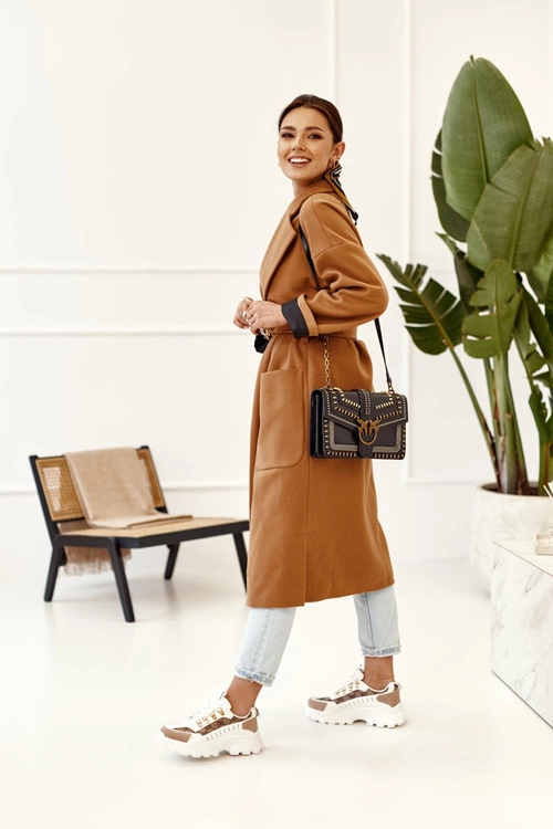 Damskie Sneakersy Na Masywnej Podeszwie Białe Daydreamer