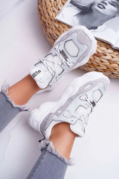 Damskie Sportowe Obuwie Big Star by Daniel Lopez Białe FF274430