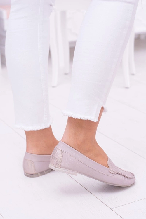 Sergio Leone Mokasyny Damskie Różowe Irmany