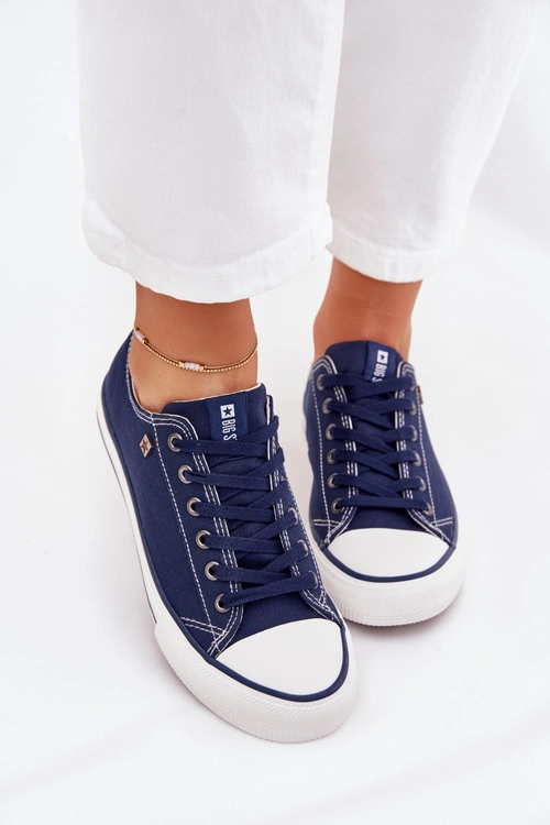 Trampki Damskie Niskie Big Star DD274A235 Granatowe