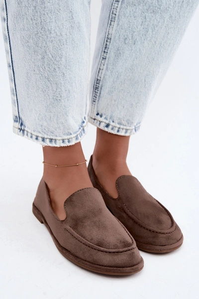 Mokasyny Damskie Taupe Mireliah