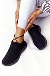 Damskie Sportowe Buty Slip-on Czarne Run Away