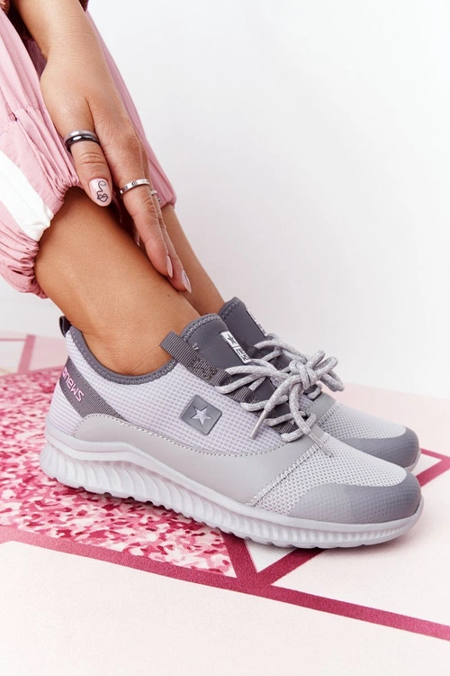 Damskie Sportowe Buty Comfort Foam Szare The Best