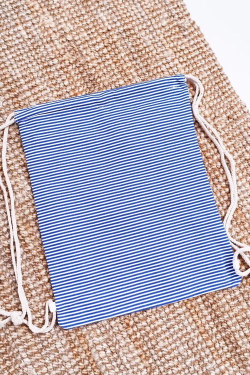 Damska Marynarska Torebka Niebieska Worek Plażowy