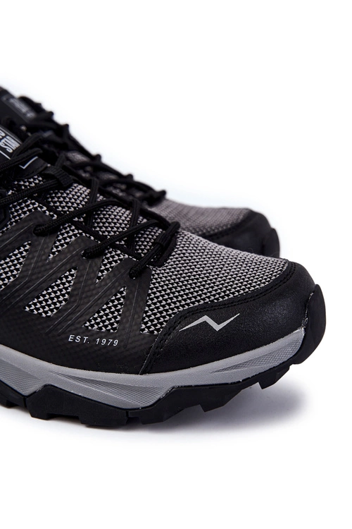 Męskie Buty Sportowe Trapery Memory Foam Big Star KK174105 Czarne
