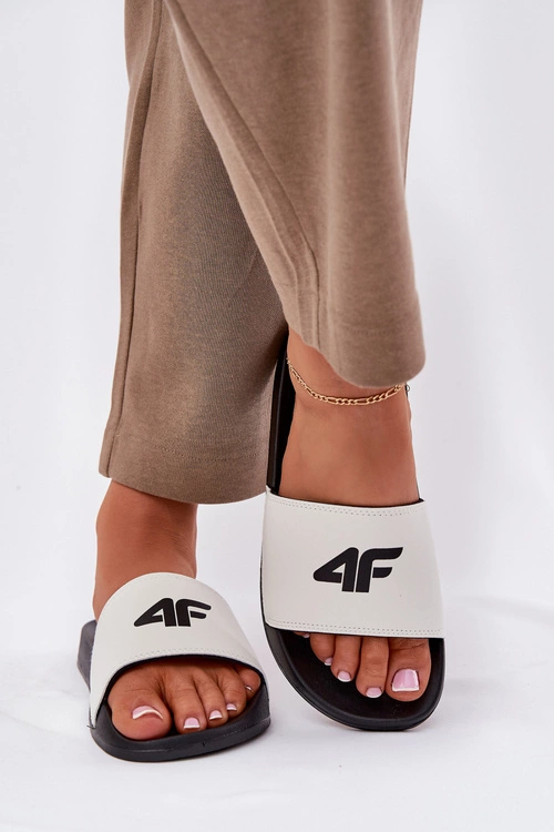 Klapki Damskie 4F 4FRMM00FSLIF010-10S Białe