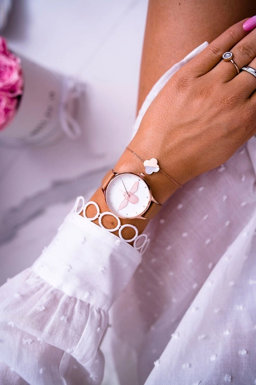 Damski Zegarek Michael John Brązowy Ivaria