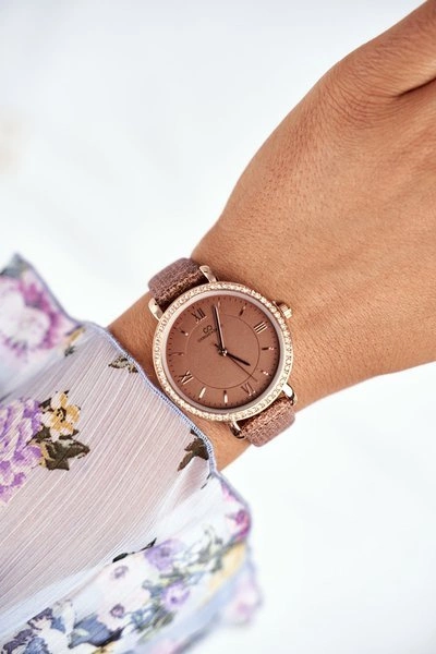 Damski Zegarek Giorgio & Dario Jasny Brąz Ortodox