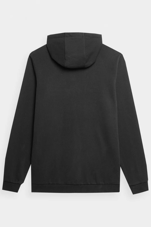 Męska Bluza Dresowa Na Zamek Z Kapturem 4FWMM00TSWSM1466-20S Czarna