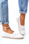 Damskie Espadryle Białe Arianna